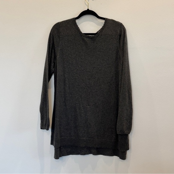 Elle Charcoal Gray Women's Sweater Size Large - Picture 1 of 9